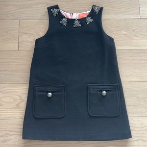 Manoush Black Wool Dress with Beautiful Metal Details